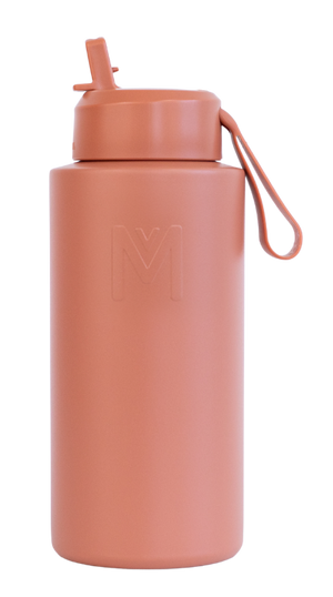 Montii.co Fusion Sipper Lid + Straw 1L - Clay