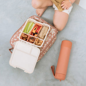 Montii.co Fusion 700ml Drink Bottle with Sipper Lid - Clay