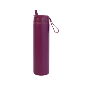 Montii.co Fusion 700ml Drink Bottle Sipper - Ruby