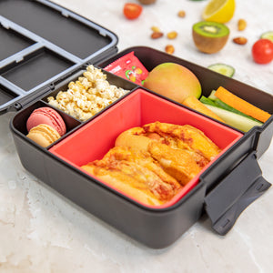 Montiico Bento Feast Square Tray - Watermelon