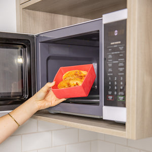 Montiico Bento Feast Square Tray - Watermelon