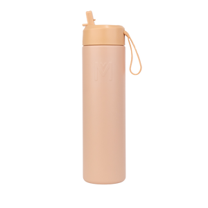 Montii.co Fusion 700ml Drink Bottle with Sipper Lid - Dune