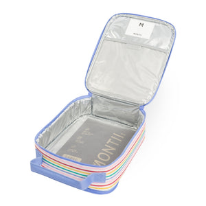 MontiiCo Large Insulated Lunch Bag - Fruity Stripe