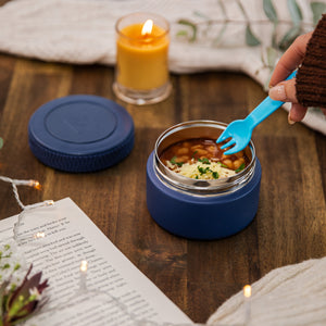 Montiico Mini Food jar - 200ml - Navy