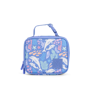 MontiiCo Mini Insulated Lunch Bag - Dolphin Dreams(Clip Handle)