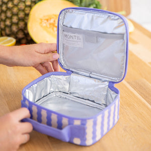 Montiico mini Insulated Lunch bag - Cloud Ripple