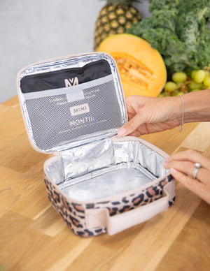 Montiico mini Insulated Lunch bag - Leopard