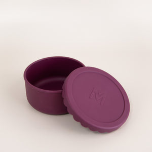 MontiiCo Silicone Scallop Bowl - Ruby