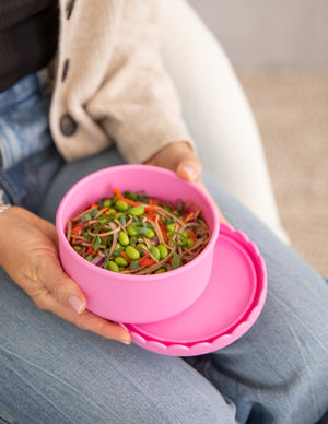 MontiiCo Silicone Scallop Bowl - Floss