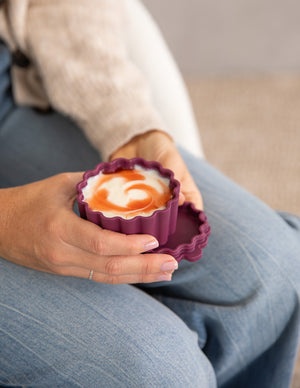 MontiiCo Silicone Scallop Tub - Ruby