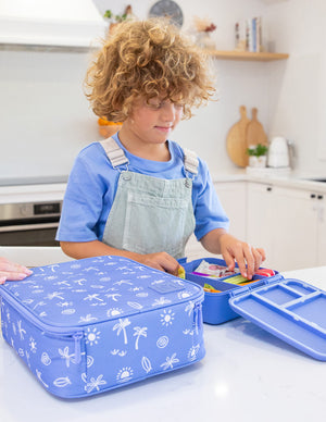 MontiiCo Large Insulated Lunch Bag - Tide Break (NEW SIZE) LIMITED EDITION