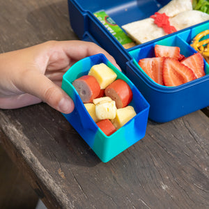 MontiiCo Feast Bento Cups Twin Pack - Coastal Marble