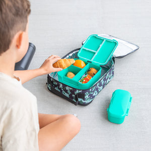 MontiiCo Large Insulated Lunch Bag - Stealth (NEW SIZE)