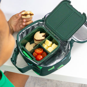 MontiiCo Mini Insulated Lunch Bag - Dinosaur