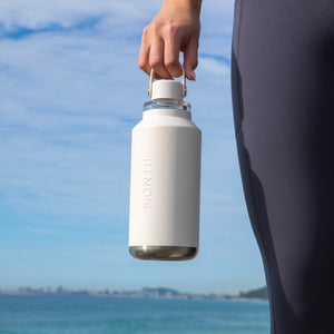Montii.Co 1 Litre Quench Drink Bottle - Cream