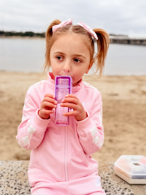 OASIS KID'S TRITAN JUICE BOX W/ STRAW 300ML - LAVENDER