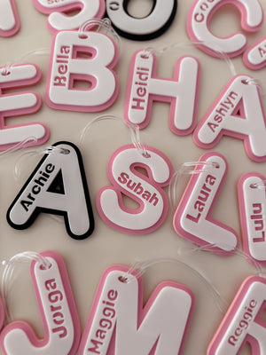 Large Personalised Laser Cut Bag Tag