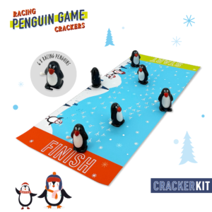 Mistletoe & Merry Games - Racing Penguins Christmas Crackers
