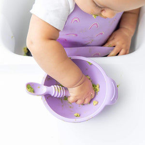 Bumkins Silicone Bib - Rainbows