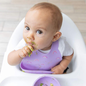 Bumkins Silicone Bib - Rainbows