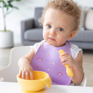 Bumkins Silicone Bib - Rainbows