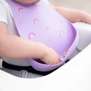 Bumkins Silicone Bib - Rainbows