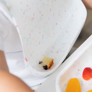 Bumkins Silicone Bib - Vanilla Sprinkle