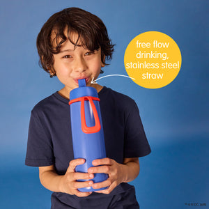 B.box 690mL Insulated Flip Top Bottle - Superman