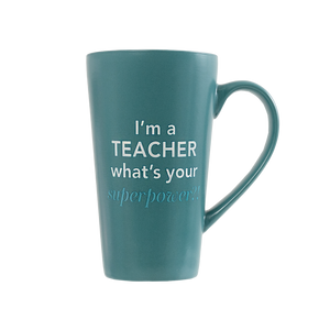 Teacher Superpower Latte Mug