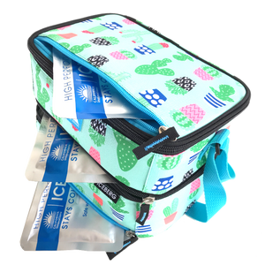 Arctic Zone Dual Lunch Bag - Cactus