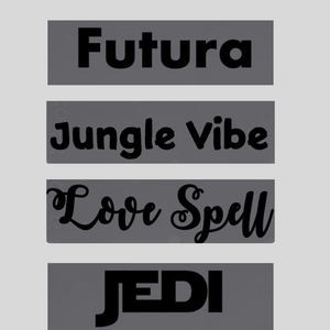 First name only - Vinyl Label $9 for all labels