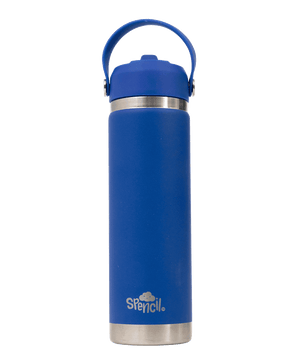 Big Insulated Water Bottle 650ml - Azure