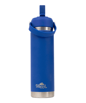Big Insulated Water Bottle 650ml - Azure