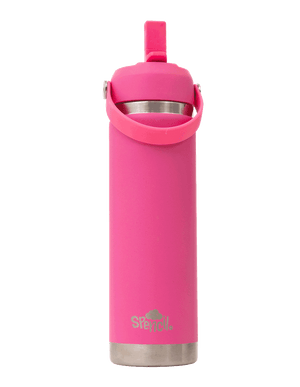 Big Insulated Water Bottle 650ml - Fuchsia