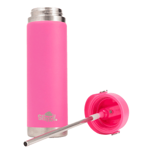 Big Insulated Water Bottle 650ml - Fuchsia