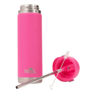 Big Insulated Water Bottle 650ml - Fuchsia