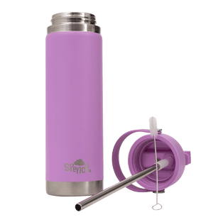 Big Insulated Water Bottle 650ml - Lilac