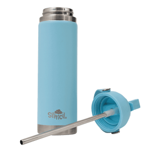 Big Insulated Water Bottle 650ml - Sky