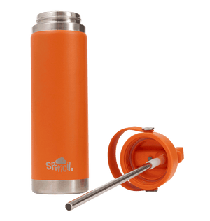 Big Insulated Water Bottle 650ml -Tiger