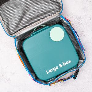 INSULATED LUNCH BAG - Blue Paint