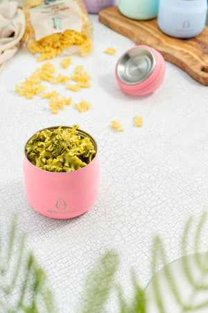 EcoCocoon Insulated Food Jar - Pink Rose