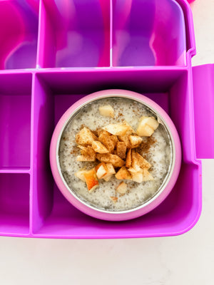 OASIS STAINLESS STEEL DOUBLE WALL INSULATED FOOD FLASK W/ QUICK RELEASE LID - Mini Food Jar - BLUSH