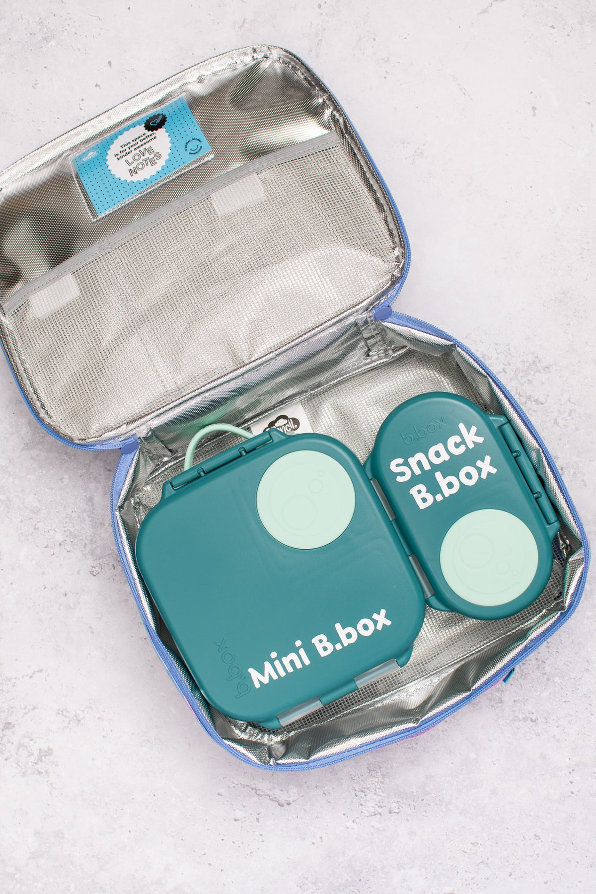 Spencil Big Cooler Lunch Bag + Chill Pack - CORAL GARDEN