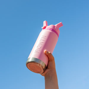 Montii.Co Drink Bottle Sport Sipper Lid 450ml - Bubblegum