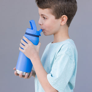 Montii.Co Drink Bottle Sport Sipper Lid 750ml - Blueberry