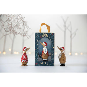 DCUK TRADITIONAL CHRISTMAS DINKY DUCKS 3PCS ASSORTED
