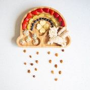 Emondo Kids - Rainbow Plate with Suction