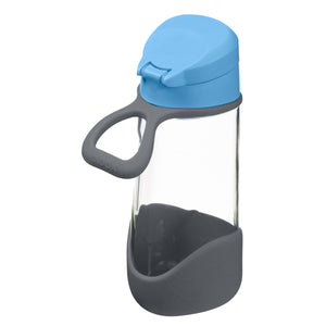 SPORT SPOUT 450ML DRINK BOTTLE - BLUE SLATE