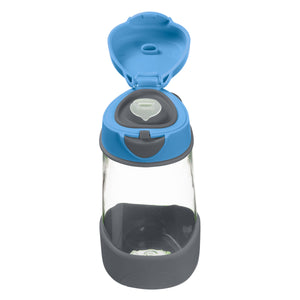 SPORT SPOUT 450ML DRINK BOTTLE - BLUE SLATE