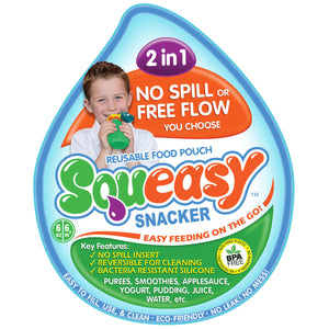 Squeasy Snacker 6oz / 180ml - GREY